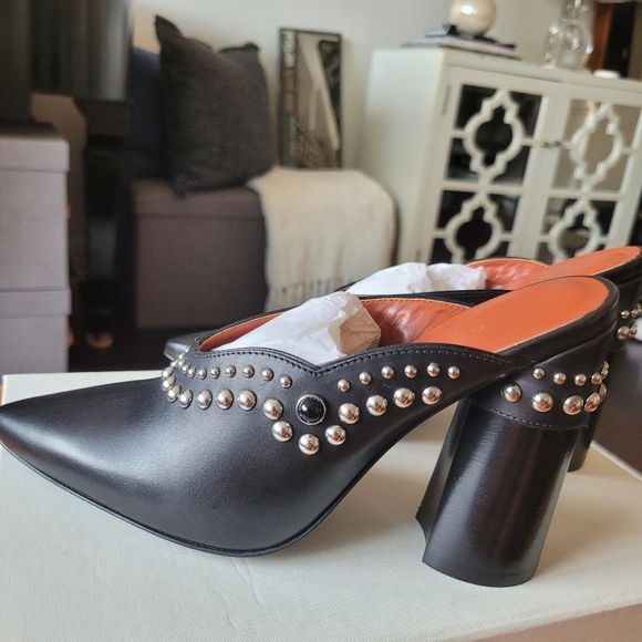 **HP** 3.1 PHILIP LIM Studded Black Leather Booties - Picture 13 of 16